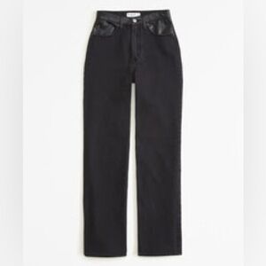 Abercrombie & Fitch High Rise Black Jeans
